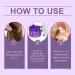 Masque capillaire violet - Traitement capillaire la k ratine R pare et nourrit les cheveux Masque capillaire violet Collag ne Revitalisant profond limine les tons jaunes et hydrate les cheveux - Buy Online on GoSupps.com