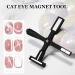 Cross Magnet Nail Polish 5-in-1 Cross Shaped Nail Polish Magnet Cat Eye Effect 3D Magnetic Gel Accessories Cat Eye Gel Nail Polish Magnet Tool for Home Saloon Black - Buy Online on GoSupps.com
