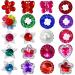 60pcs Dog Hair Bows - Grooming Bows for Dogs with High Tenacity Rubber Bands - 30 Beautiful Puppy Bows in Mix - Buy Online on GoSupps.com