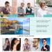 Blue Light Glasses 5-Pack - Square Eyeglasses Frame for Women & Men - Anti Eye Strain & Blue Light Blocker - Non Prescription Computer Game Glasses (Black Leopard White Pink Blue) - Buy Online on GoSupps.com