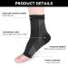 Plantar Fasciitis Compression Socks - 4 Pairs for Neuropathy & Ankle Support - Black - L-XL - Buy Online on GoSupps.com