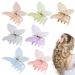 7 pieces butterfly hair clip small hair clip 5.5cm hair jaw clips hair styling accessories decorative hair accessories for birthday parties and weddings for women girls 7 colors