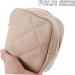 FOYTOKI Mini Makeup Bag - Multifunction Portable Tampon Holder - Reusable Period Bag - Beige 13x13cm - Buy Online on GoSupps.com