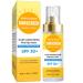 Scalp Sunscreen Spray Hair Sunscreen Spray SPF 30 for Color Fade & Dryness Prevent Harmful UV Rays Scalp Not Greasy & More Comfortable 120ML Transparent