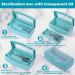 Plastic Sterilizing Tray-Barbicide Sterilization Tray Clean Sterilizer Box Storage Organizer for Nail Tweezers Hair Salon Spa & Cutter Manicure Equipment-Clear Lid blue - Buy Online on GoSupps.com