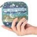 Dinosaur Fossil Pattern Sanitary Napkin Storage Bag | Large Capacity Menstrual Cup Pouch | Travel Makeup Organizer - Color 7 - Buy Online on GoSupps.com