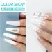 PEACECOLOR Acrylic Nail Kit 8G 2PC Clear White Acrylic Powder Set Professional Acrylic Nail Powder for Nail Acrylic Extension Nail Carving Long-Lasting No Nail Lamp Needed for Home DIY color 167 - Buy Online on GoSupps.com