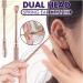 Dual Head Spring Ear Cleaner 3Pcs Spiral Ear Wax Removal Cleaner Tool Stainless Steel Ear Cleaning Tool Earwax Removal Kit for Portable Soothing & Anti-Itch Earwax - Buy Online on GoSupps.com