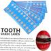 Ultechnovo 60 STK Tooth Coloring Card - Essential Dental Care Guide for Perfect Oral Health | International Shipping Available - Buy Online on GoSupps.com