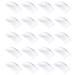 20 pieces transparent side hair transparent combs french twist kamm wire hair afarfunms transparent women side combs bride wedding veils for women