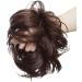 Tousled Updo Messy Bun Hair Piece - Medium Brown Synthetic Ponytail Extension for Women - Buy Online on GoSupps.com