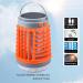 Buzzbug Mosquitoes Killers - BugZapper Outdoor - Mosquitoes Zapper - Waterproof Solar Powered Buggs Zapper - LED UV Light Indoor Mosquitoes Killers Electric Fly Zapper Lamp for Patio Backyard - Buy Online on GoSupps.com
