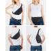 OLIKER Large Crossbody Waist Bag Pack | 4-Zipper Pockets | Adjustable Straps | Side Key Ring | Outdoor Sports & Travel | Black - Buy Online on GoSupps.com
