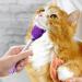 Cat Chin Scrubber - Manual Scrubber Brush for Cats Lightweight Design Soft Chin Brush for Face Jaw Chin Gums and Tongue Cleaning Purple - Buy Online on GoSupps.com