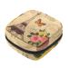 Women's napkin storage bag vintage Paris Eiffel Tower butterfly flowers menstrual cup portable women's tapes storage bags female menstruation first period pocket