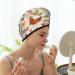 Cute Hen and Chicks Microfiber Hair Towel - Super Absorbent Coral Velvet Wrap for Women with Long Curly & Thick Hair | Quick Drying Hair Cap - Buy Online on GoSupps.com