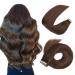 Hotlulana tape extensions real hair dark brown extensions real hair 14 inch/35cm 40g remy 100% natural tape in extensions real hair human hair 20pcs invisible real hair extensions tape #2.#2 dark brown 35cm-14 inch (20 pack)