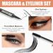 False Eyelash Effect Mascara + Eyeliner Thicker Voluminous Eyelashes Amplified Effect & Long Lasting Waterproof and Smudge-Proof Eye Makeup Kit Black - Buy Online on GoSupps.com