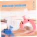 Tovinanna 4-Piece U-Shaped Cartoon Toothbrush Set for Kids | Delightful Manual Children's Toothbrushes & Accessories - Buy Online on GoSupps.com