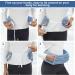 OWOZOI Long Hot Water Bottle with Soft Furry Cover - 72cm Full Body Wrap, Waist Hot Water Bottles for Pain Relief, Neck & Shoulder Thermotherapy - Blue - Buy Online on GoSupps.com