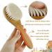 Buy Auvstar Baby Natural Hair Brush Set - Goat Bristle & Silicone Comb for Newborns & Toddlers | Gentle Scalp Care Products - Buy Online on GoSupps.com