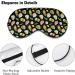Kawaii Sushi Sleep Mask for Women - Adjustable Eye Shades with Elastic Strap for Comfortable Sleep - Buy Online on GoSupps.com