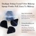 6-Piece Black Powder Puff Set for Makeup - Soft Triangle Puffs for Face, Body & Mineral Powder - Velour Blender Sponge for Foundation - Beauty Tools - Buy Online on GoSupps.com