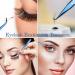 BICAREE Stainless Steel Precision Tweezers for Eyelash Extensions - Semi-Curved - Buy Online on GoSupps.com