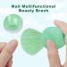 Buy Premium Synthetic Mini Apple Shape Makeup Brushes - Kabuki Blush Foundation & Nail Powder Brush in Fruit Green - Buy Online on GoSupps.com