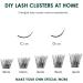 Lanciley Lash Extension Kit 120 Pcs Individual Lashes | C D Curl Lash Clusters with Tweezers | DIY Eyelash Extension Kit - L17 - Buy Online on GoSupps.com