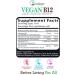 Vegan Vitamin B12 Liquid Sublingual Drops | Fast-Acting Energy Boost & Immune Support | Non-GMO & Gluten-Free | 60-Day Supply - GoodEarth Nutrition - Buy Online on GoSupps.com