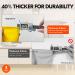 Vgo 3 Pairs Reusable Household Rubber Gloves | Long Sleeves | Kitchen Cleaning/Gardening | Size S Yellow | Pack of 1 - Buy Online on GoSupps.com