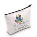 Levlo Anne Green Fans Cosmetics Bag Movie Fans Gift I'd Rather Be in Avonlea Make-up bag with zipper for women and girls I'd Rather Be in Avonlea carrying bag