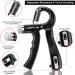 Adjustable KDG Hand Trainer Set - 5-60 kg Resistance Finger & Grip Strength Trainer for Forearm Muscle Development - Black - Buy Online on GoSupps.com