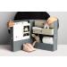 Savor Vault Baby Keepsake Box | Slate Gray | Customizable Newborn Memory Box | 2 Drawers, 7 Compartments, 10 Folders | Baby Shower & First Birthday Gift - Buy Online on GoSupps.com
