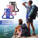 TSHAOUN 3-Pack Water Bottle Holder - Adjustable Mesh Envelopes for Sports Hiking & Camping - Portable Drink Carrier in Black Pink & Blue - Buy Online on GoSupps.com