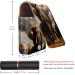 Travel Lipstick Organizer Case | Portable Makeup Bag with Mirror | African Animal Family Elephant Design - Buy Online on GoSupps.com
