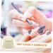 Beavorty Japanese Manicure Brush Cup Ceramic Nail Dish Bowl Nail Dish Cups with Lids Manicure Nail Dish Nail Cups Ceramic Nail Dish Cups Nail Liquid Holder Wash Pen Good Looking Ceramics - Buy Online on GoSupps.com