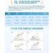QBK Orthotic Insoles for Plantar Fasciitis - Men's 9-10.5/ Women's 10-11.5 - Prevent High Arches, Flat Feet, Bow Legs, Knock Knees - M Blue - Buy Online on GoSupps.com