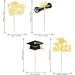 Pack of 24 Graduation Cake Decorations Glitter Class of 2023 Diploma Grade Cap Cake Decoration 2023 Graduation Cupcake Picks for 2023 School Graduation Theme Party Graduate Cake Decoration Gold Gold 24 Pieces - Buy Online on GoSupps.com
