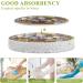 3-Pack Cleaning Kitchen Sponges Oval Beautiful Bouquet Kitchen Cellulose Dishwashing Wood Pulp Cotton - Buy Online on GoSupps.com