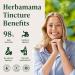 HERBAMAMA Adrenal Support Liquid Drops - Vegan Adrenal Tincture with Ashwagandha Root & Rhodiola Rosea Extract - Non-GMO, Alcohol & Sugar-Free Supplement - 28-Day Supply 2 Fl Oz (Pack of 1) - Buy Online on GoSupps.com