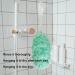 PPHAO Back Bath Brush & Loofah Sponge Scrubber - Long Handle Shower Exfoliating Tool for Men & Women - Green - 1 Pack - Buy Online on GoSupps.com
