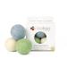 Wool Dryer Balls Deluxe Starter 3-Pack - Natural Alternative to Dryer Sheets Made in USA - Random Mix (Colors Will Vary)