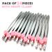 Stainless Steel Precision Tweezers Set for Men and Women - 24pcs Slant Tip Tweezers for Facial Hair and Ingrown Hair Removal - Buy Online on GoSupps.com