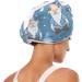 Blue Christmas Elf Hair Towel 2 Pack | Super Absorbent Quick Dry Hair Turbans for Women & Girls - Buy Online on GoSupps.com