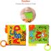 Kingtree Baby Cloth Books - Soft Crinkle Fabric, Numbers & Alphabet, Educational Learning Toys for Infants (2 Pack) - Buy Online on GoSupps.com