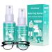 Anti Fog Spray for Glasses Eyeglass Lens Cleaner for Glasses Goggles Windshield Ski Masks Mirrors and Windows Quick and Long-Lasting Glasses Anti Fog Spray (2pack).