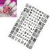 Ruluti Nail Art Stamp Plate - DIY Nail Stamping Template for Perfect Nail Designs | International Shipping - Buy Online on GoSupps.com