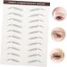 Beavorty 12 pcs eyebrow stickers makeup stickers 3D Hair-Like Eyebrows Stickers Miss - Buy Online on GoSupps.com